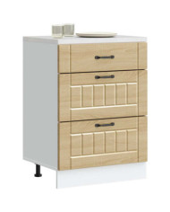 Armoire de cuisine Lucca chêne sonoma bois ingénierie | Mobilier & Déco