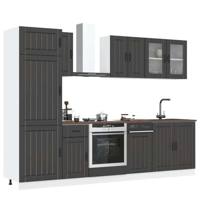 Ensemble d'armoires de cuisine 8 pcs Kalmar bois d'ingénierie | Mobilier & Déco