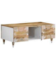 Table basse 100x54x40 cm bois de manguier massif | Mobilier & Déco