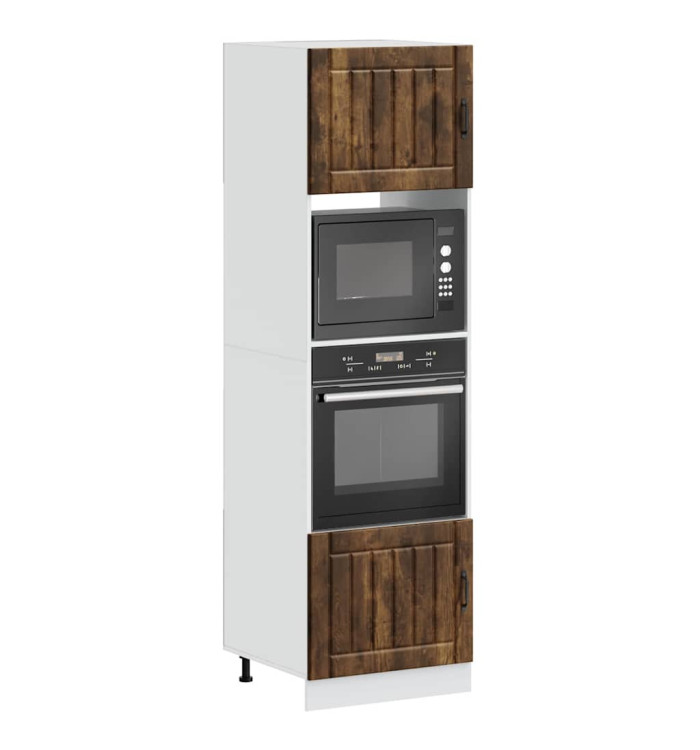 Armoires de four 2 pcs Kalmar chêne fumé bois d'ingénierie | Mobilier & Déco