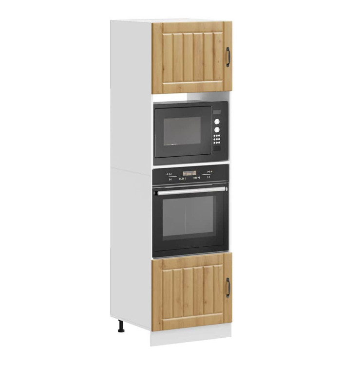 Armoires de four 2 pcs Kalmar chêne artisanal bois d'ingénierie | Mobilier & Déco