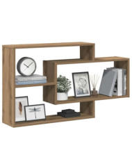 Étagère murale chêne artisanal 104x20x58,5 cm bois d'ingénierie | Mobilier & Déco
