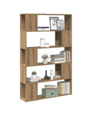 Bibliothèque/Séparateur de pièce chêne artisanal 100x24x155 cm | Mobilier & Déco