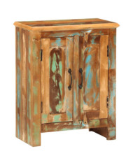 Buffet avec 2 portes 55x30x70 cm bois massif de récupération | Mobilier & Déco
