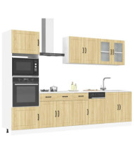 Ensemble d'armoires de cuisine 7 pcs Kalmar bois d'ingénierie | Mobilier & Déco