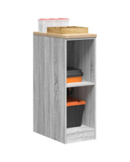 Armoire de rangement de garage sonoma gris 30x51x85 cm bois pin | Mobilier & Déco