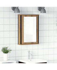  Armoire à miroir de salle de bain chêne artisanal 42x12x60 cm | Mobilier & Déco