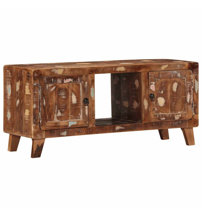 Meuble TV 105x46x32 cm Bois massif de récupération | Mobilier & Déco