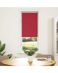Store enrouleur occultant rouge largeur du tissu 40,7 cm | Mobilier & Déco