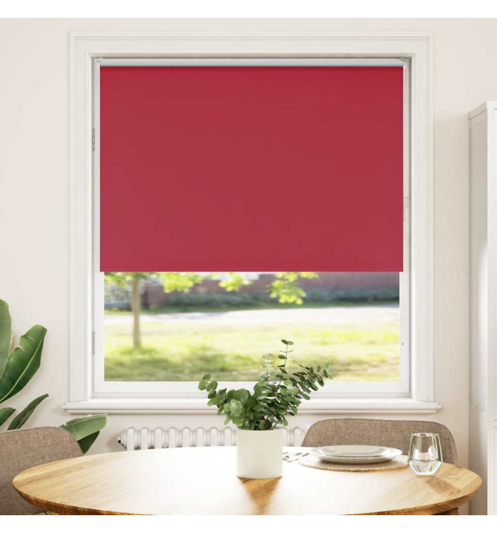 Store enrouleur occultant rouge largeur du tissu 100,7 cm | Mobilier & Déco