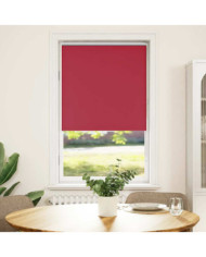 Store enrouleur occultant rouge largeur du tissu 60,7 cm | Mobilier & Déco