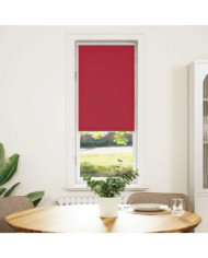 Store enrouleur occultant rouge largeur du tissu 35,7 cm | Mobilier & Déco
