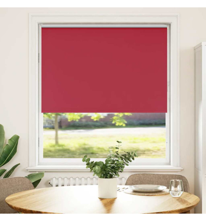 Store enrouleur occultant rouge largeur du tissu 100,7 cm | Mobilier & Déco