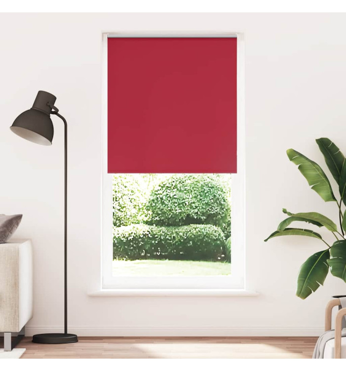 Store enrouleur occultant rouge largeur du tissu 100,7 cm | Mobilier & Déco