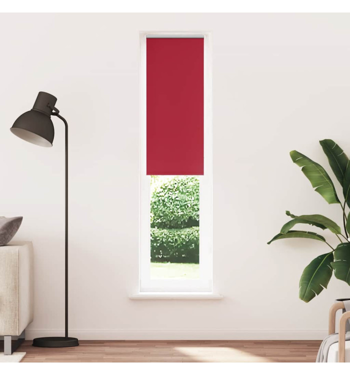 Store enrouleur occultant rouge largeur du tissu 55,7 cm | Mobilier & Déco