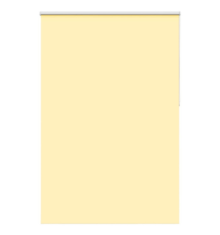 Store enrouleur occultant jaune largeur du tissu 146,6 cm | Mobilier & Déco