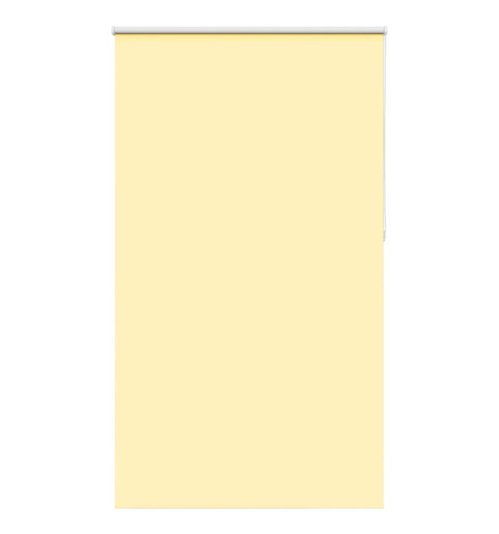 Store enrouleur occultant jaune largeur du tissu 126,6 cm | Mobilier & Déco