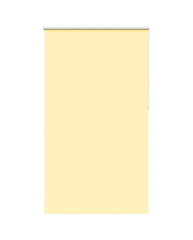 Store enrouleur occultant jaune largeur du tissu 136,6 cm | Mobilier & Déco