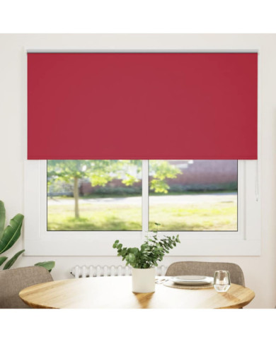Store enrouleur occultant rouge largeur du tissu 156,6 cm | Mobilier & Déco