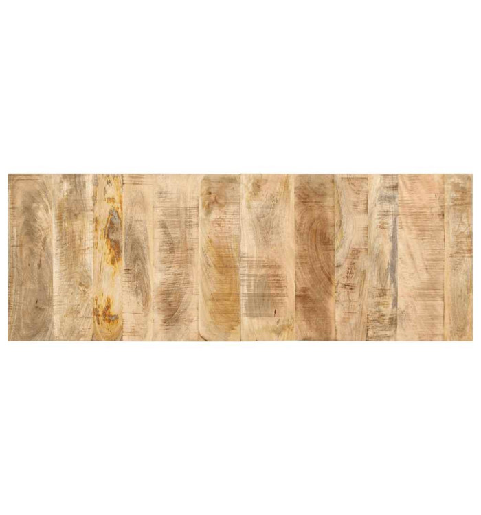 Tête de lit 140 cm bois de manguier brut massif | Mobilier & Déco