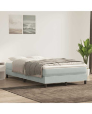 Sommier à lattes de lit sans matelas gris clair 120x220cm | Mobilier & Déco