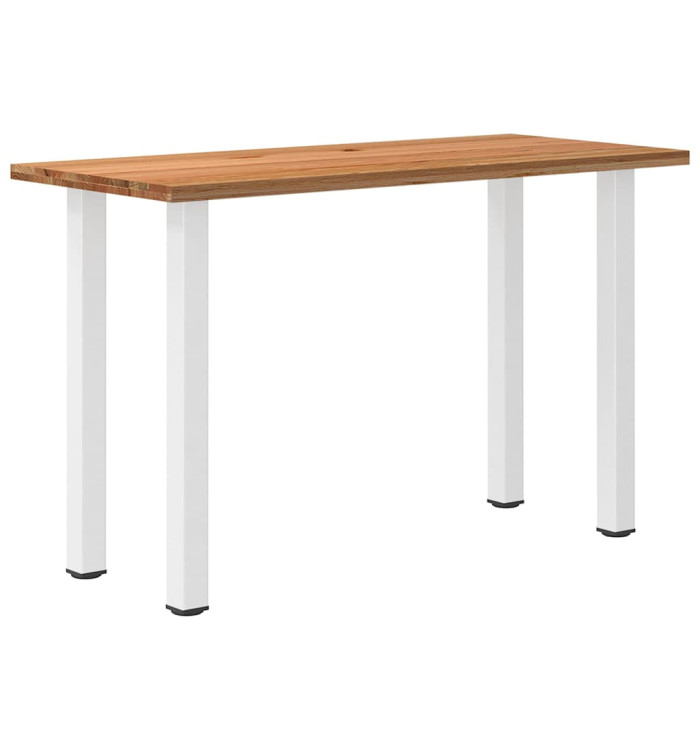 Table de bar marron clair bois de chêne massif rectangulaire | Mobilier & Déco