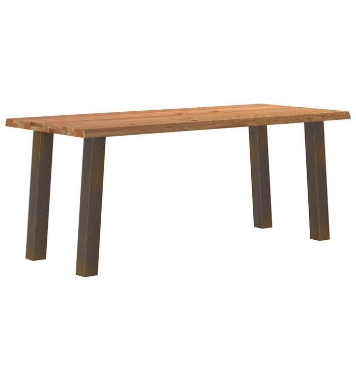 Table à manger et bord naturel bois massif chêne rectangulaire | Mobilier & Déco