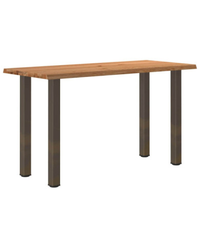 Table de bar et bord vivant bois de chêne massif rectangulaire | Mobilier & Déco