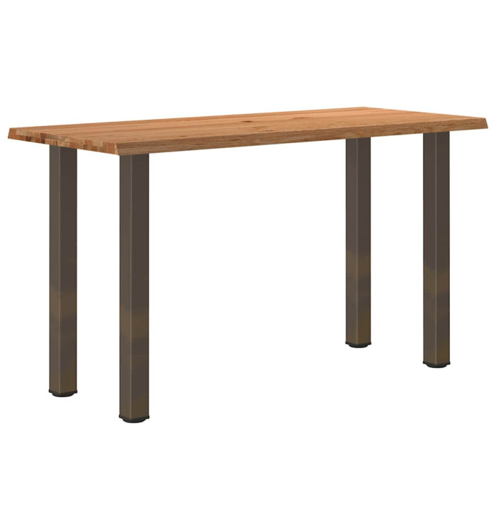 Table de bar et bord vivant bois de chêne massif rectangulaire | Mobilier & Déco
