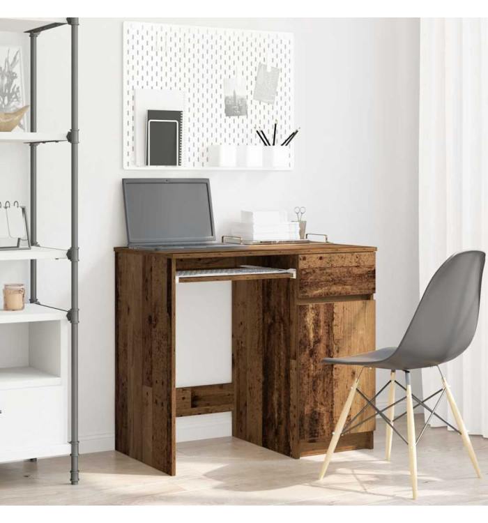 Bureau vieux bois 86x49x76 cm bois d'ingénierie | Mobilier & Déco