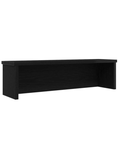 Étagère de cuisine empilable noir 50x15x16 cm bois d'ingénierie | Mobilier & Déco