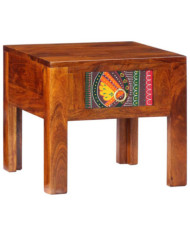 Table de chevet 40x40x36 cm bois d'acacia massif | Mobilier & Déco
