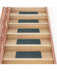 Tapis d'escalier auto-adhésifs 30 pcs vert 60x25 cm | Mobilier & Déco