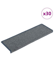 Tapis d'escalier 30 pcs 65x21x4 cm violet et bleu | Mobilier & Déco