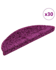 Tapis d'escalier 30 pcs violet 56x17x3 cm | Mobilier & Déco