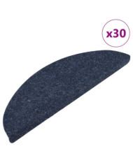 Tapis d'escalier auto-adhésifs 30 pcs bleu 56x17x3 cm | Mobilier & Déco