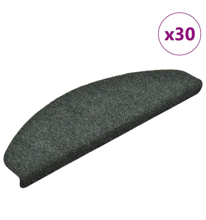 Tapis d'escalier autocollant 30 pcs vert 65x21x4 cm | Mobilier & Déco