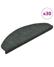 Tapis d'escalier autocollant 30 pcs vert 65x21x4 cm | Mobilier & Déco