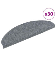 Tapis d'escalier auto-adhésifs 30 pcs gris clair 65x21x4 cm | Mobilier & Déco