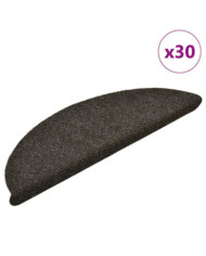 Tapis d'escalier auto-adhésifs 30 pcs anthracite 56x17x3 cm | Mobilier & Déco