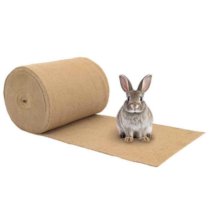 Tapis de chanvre pour rongeurs 0,5x25 m 5 mm | Mobilier & Déco