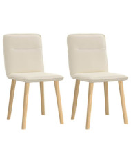 Chaises à manger lot de 2 Lin | Mobilier & Déco