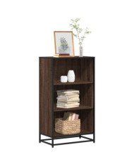 Bibliothèque chêne marron 60x35x107,5 cm bois d'ingénierie | Mobilier & Déco