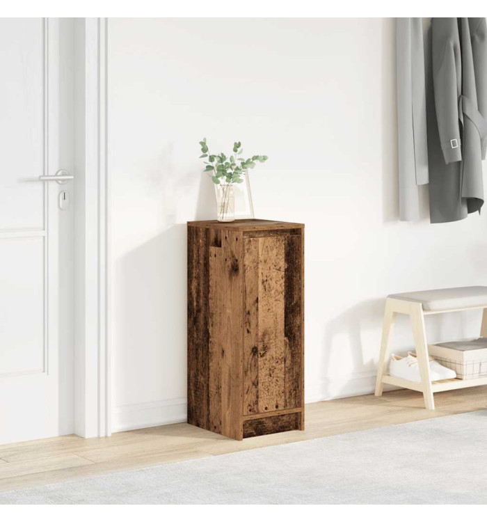 Armoire à chaussures vieux bois 29,5x34x76 cm bois ingénierie | Mobilier & Déco