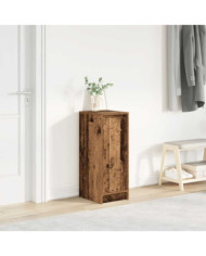 Armoire à chaussures vieux bois 29,5x34x76 cm bois ingénierie | Mobilier & Déco