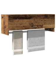 Garde-robe vieux bois 100x32,5x35 cm bois d'ingénierie | Mobilier & Déco
