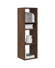Bibliothèque chêne marron 34x31x112 cm bois d'ingénierie | Mobilier & Déco