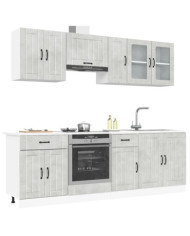 Ensemble d'armoires de cuisine 8 pcs Kalmar bois d'ingénierie | Mobilier & Déco