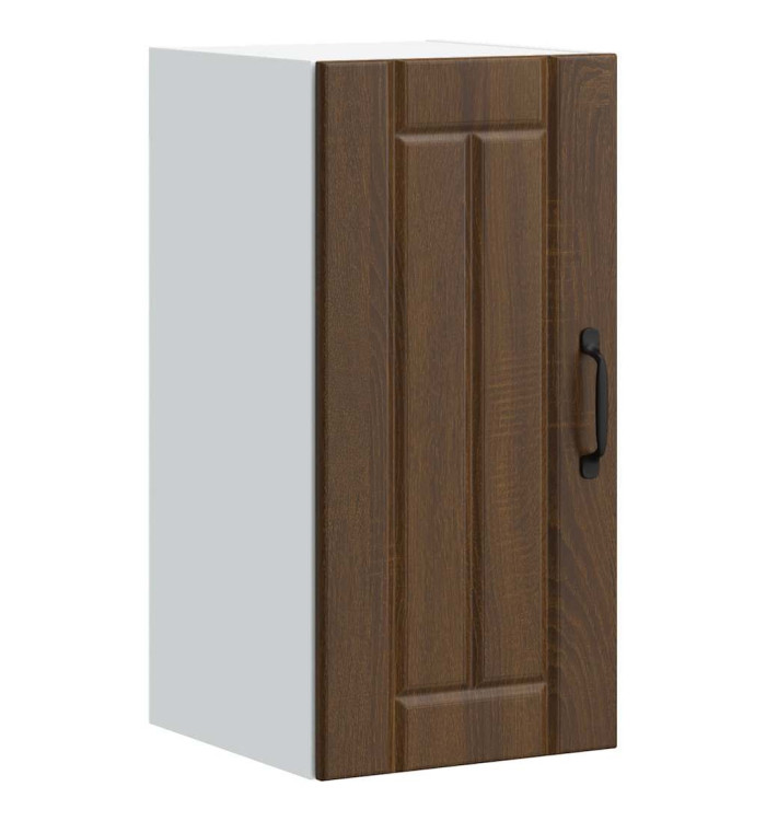 Armoire murale de cuisine Lucca chêne marron bois ingénierie | Mobilier & Déco