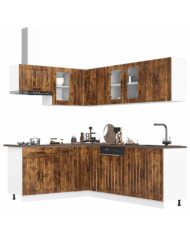 Ensemble d'armoires de cuisine 11 pcs Lucca bois d'ingénierie | Mobilier & Déco